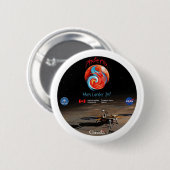 Phoenix Mission Patch CSA Ronde Button 5,7 Cm (Voorkant /achterkant)