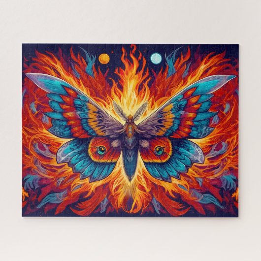 Phoenix Moth Legpuzzel (Horizontaal)