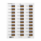 Phoenix Mountain natuurgebied landschap Etiket (Full Sheet)