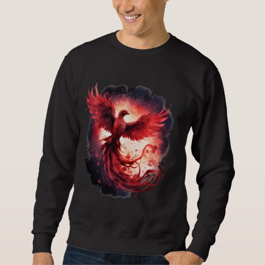 Phoenix Mythical Bird Fire Phoenix Vogelverjonging Trui (Voorkant)