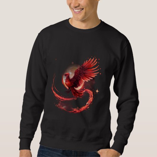 Phoenix Mythical Bird Fire Phoenix Vogelverjonging Trui (Voorkant)