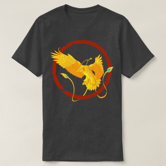 Phoenix Mythical Fire Bird T-shirt (Design voorkant)