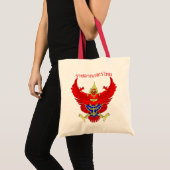 Phoenix Mythical Thai Figuur Tote Bag (Voorkant (product))