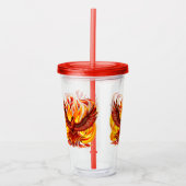 Phoenix mythologische onsterfelijke schepsel acryl drinkbeker (Voorkant)