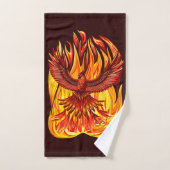 Phoenix mythologische onsterfelijke schepsel bad handdoek (Handdoek)