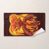 Phoenix mythologische onsterfelijke schepsel bad handdoek (Handdoek)
