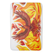 Phoenix mythologische onsterfelijke schepsel badmat (Voorkant Verticaal)