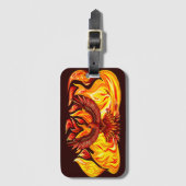 Phoenix mythologische onsterfelijke schepsel bagagelabel (Voorkant (verticaal))