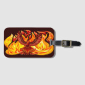 Phoenix mythologische onsterfelijke schepsel bagagelabel (Voorkant (horizontaal))