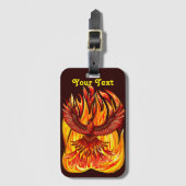 Phoenix mythologische onsterfelijke schepsel bagagelabel (Voorkant (verticaal))