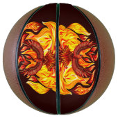 Phoenix mythologische onsterfelijke schepsel basketbal (Verticaal)