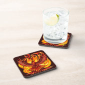 Phoenix mythologische onsterfelijke schepsel bier onderzetter (Rechterzijde)