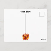 Phoenix mythologische onsterfelijke schepsel briefkaart (Achterkant)