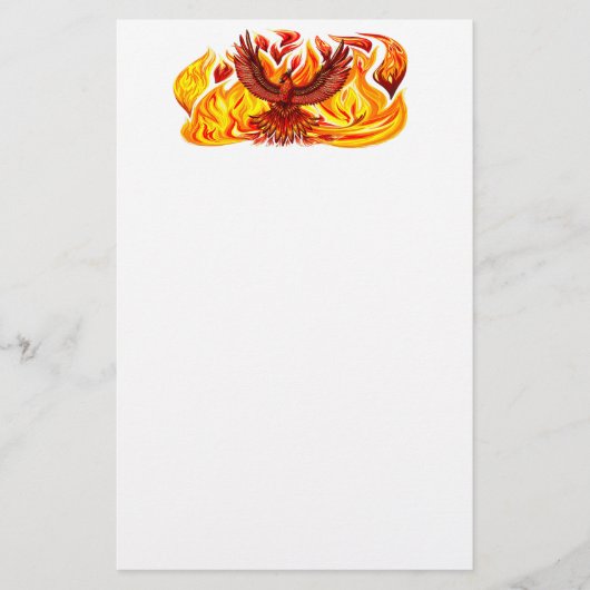 Phoenix mythologische onsterfelijke schepsel briefpapier (Voorkant)