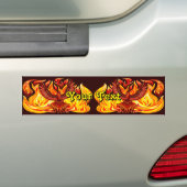 Phoenix mythologische onsterfelijke schepsel bumpersticker (Op auto)