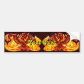 Phoenix mythologische onsterfelijke schepsel bumpersticker (Voorkant)