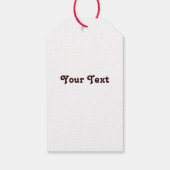 Phoenix mythologische onsterfelijke schepsel cadeaulabel (Achterkant)