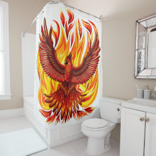 Phoenix mythologische onsterfelijke schepsel douchegordijn