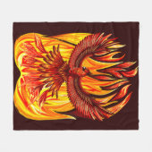Phoenix mythologische onsterfelijke schepsel fleece deken (Voorkant (Horizontaal))