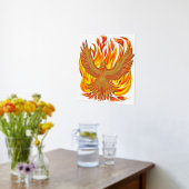 Phoenix mythologische onsterfelijke schepsel folie afdrukken (Laag (Keuken))