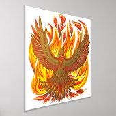Phoenix mythologische onsterfelijke schepsel folie afdrukken (Laagn)