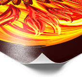 Phoenix mythologische onsterfelijke schepsel foto afdruk (Hoek)