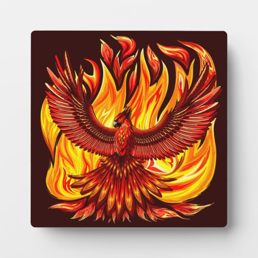 Phoenix mythologische onsterfelijke schepsel fotoplaat (Voorkant)