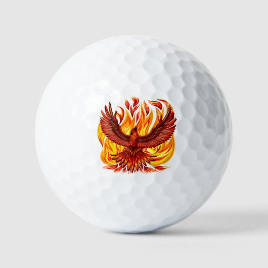 Phoenix mythologische onsterfelijke schepsel golfballen (Voorkant)