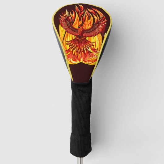 Phoenix mythologische onsterfelijke schepsel golfheadcover (Voorkant)