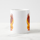 Phoenix mythologische onsterfelijke schepsel grote koffiekop (Voorkant)