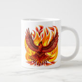 Phoenix mythologische onsterfelijke schepsel grote koffiekop (Rechts)