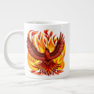 Phoenix mythologische onsterfelijke schepsel grote koffiekop