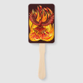 Phoenix mythologische onsterfelijke schepsel handwaaier (Voorkant)