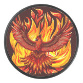 Phoenix mythologische onsterfelijke schepsel hockey puck (Voorkant)