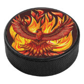 Phoenix mythologische onsterfelijke schepsel hockey puck (3/4)