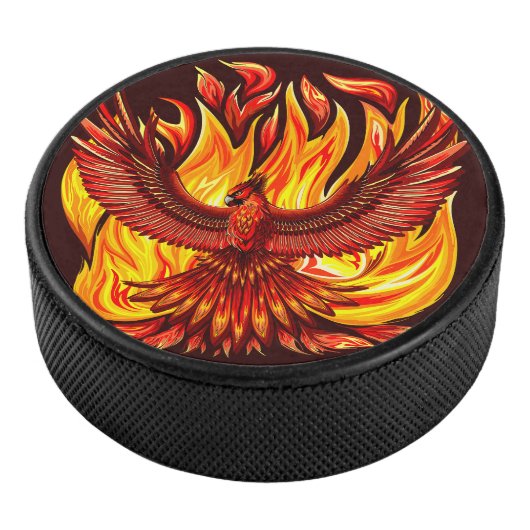 Phoenix mythologische onsterfelijke schepsel hockey puck (3/4)