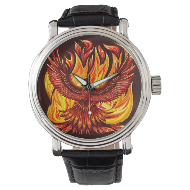 Phoenix mythologische onsterfelijke schepsel horloge (Voorkant)