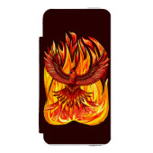 Phoenix mythologische onsterfelijke schepsel incipio iPhone portemonnee hoesje (Voorkant Agenda)