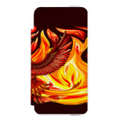 Phoenix mythologische onsterfelijke schepsel incipio iPhone portemonnee hoesje (Voorkant Agenda)