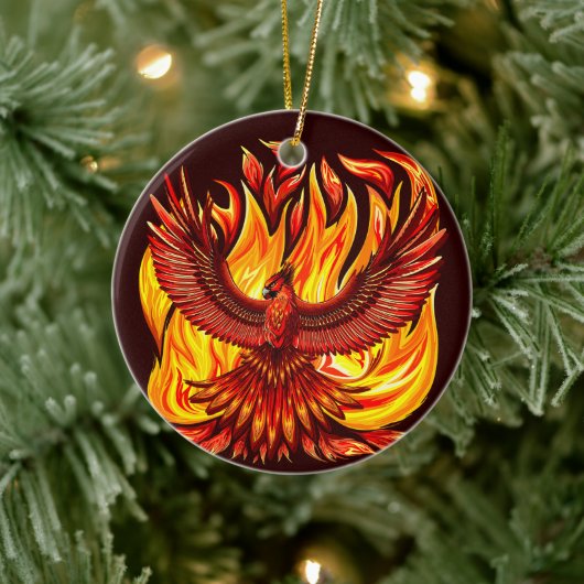 Phoenix mythologische onsterfelijke schepsel keramisch ornament (Boom)