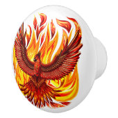 Phoenix mythologische onsterfelijke schepsel keramische knop (Rechts)