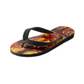 Phoenix mythologische onsterfelijke schepsel kinder teenslippers (Schuin)