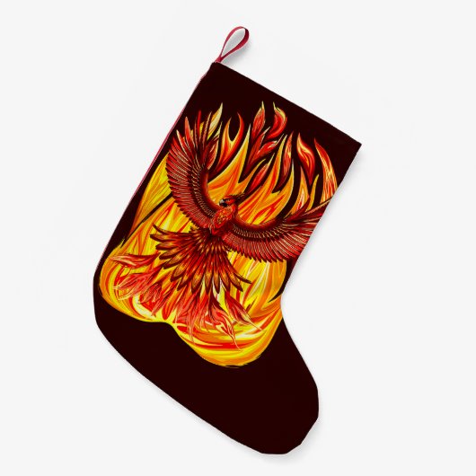 Phoenix mythologische onsterfelijke schepsel kleine kerstsok (Voorkant (Hangend))