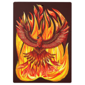 Phoenix mythologische onsterfelijke schepsel klembord (Achterkant)