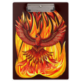 Phoenix mythologische onsterfelijke schepsel klembord (Voorkant)