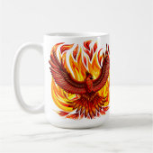 Phoenix mythologische onsterfelijke schepsel koffiemok (Links)