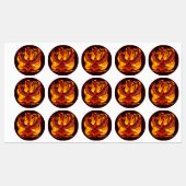 Phoenix mythologische onsterfelijke schepsel labels (Vel)