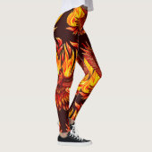 Phoenix mythologische onsterfelijke schepsel leggings (Rechts)