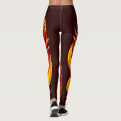 Phoenix mythologische onsterfelijke schepsel leggings (Achterkant)