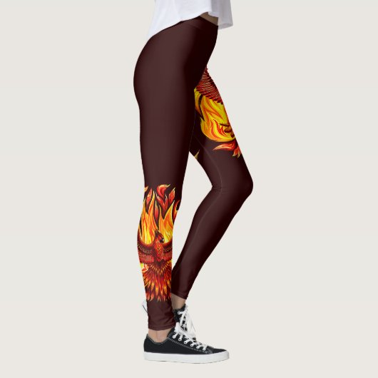 Phoenix mythologische onsterfelijke schepsel leggings (Rechts)